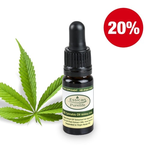 Olejek CBD Pure Life 2000mg/10ml (20%)