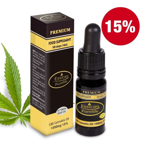 Olejek CBD Pure Life Premium 1500mg/10ml (15%)