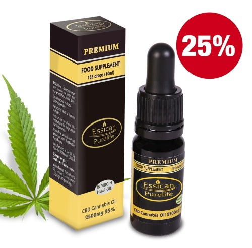 Olejek CBD Pure Life Premium 2500mg/10ml (25%)