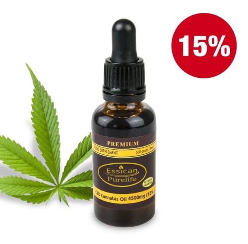 Olejek CBD Pure Life Premium 4500mg/30ml (15%)