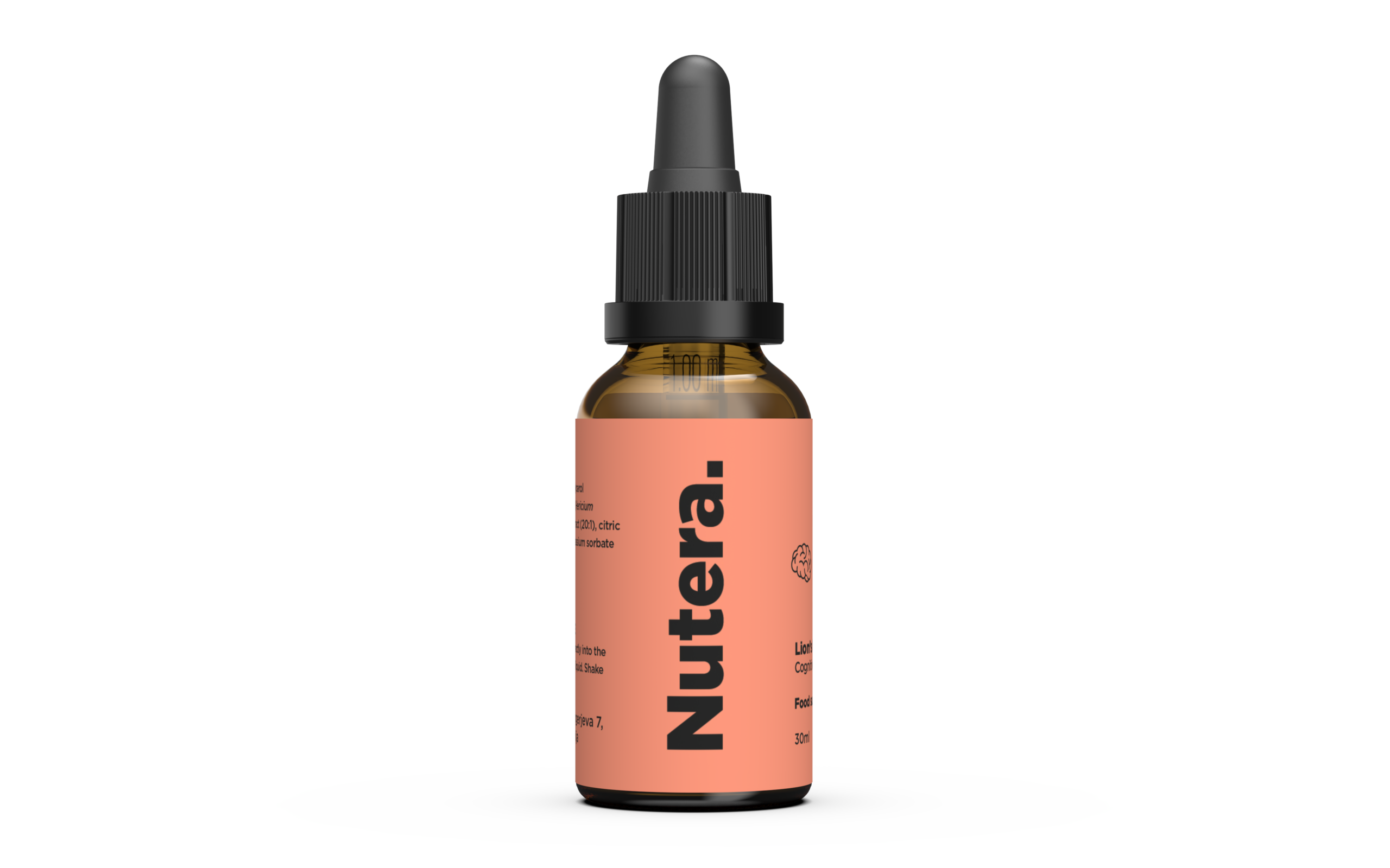 Nutera Lion’s Mane (soplówka jeżowata) 30 ml